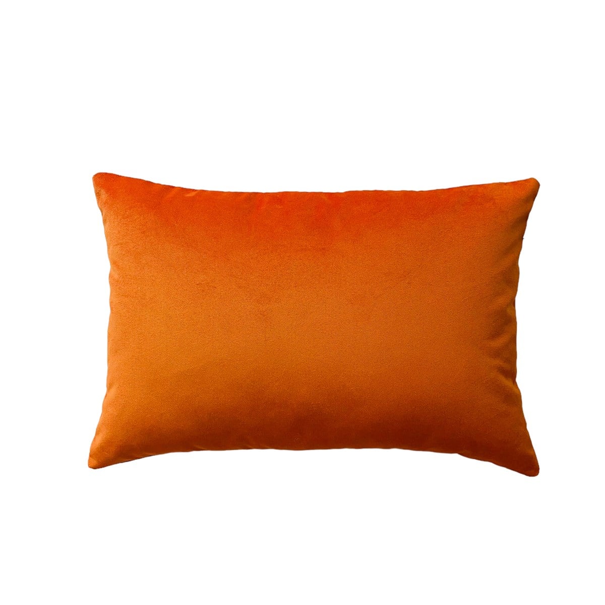 Dekoratif Pullu Göz Desenli Turuncu Kadife Kırlent Kılıfı ( 35 cm x 50 cm ) 