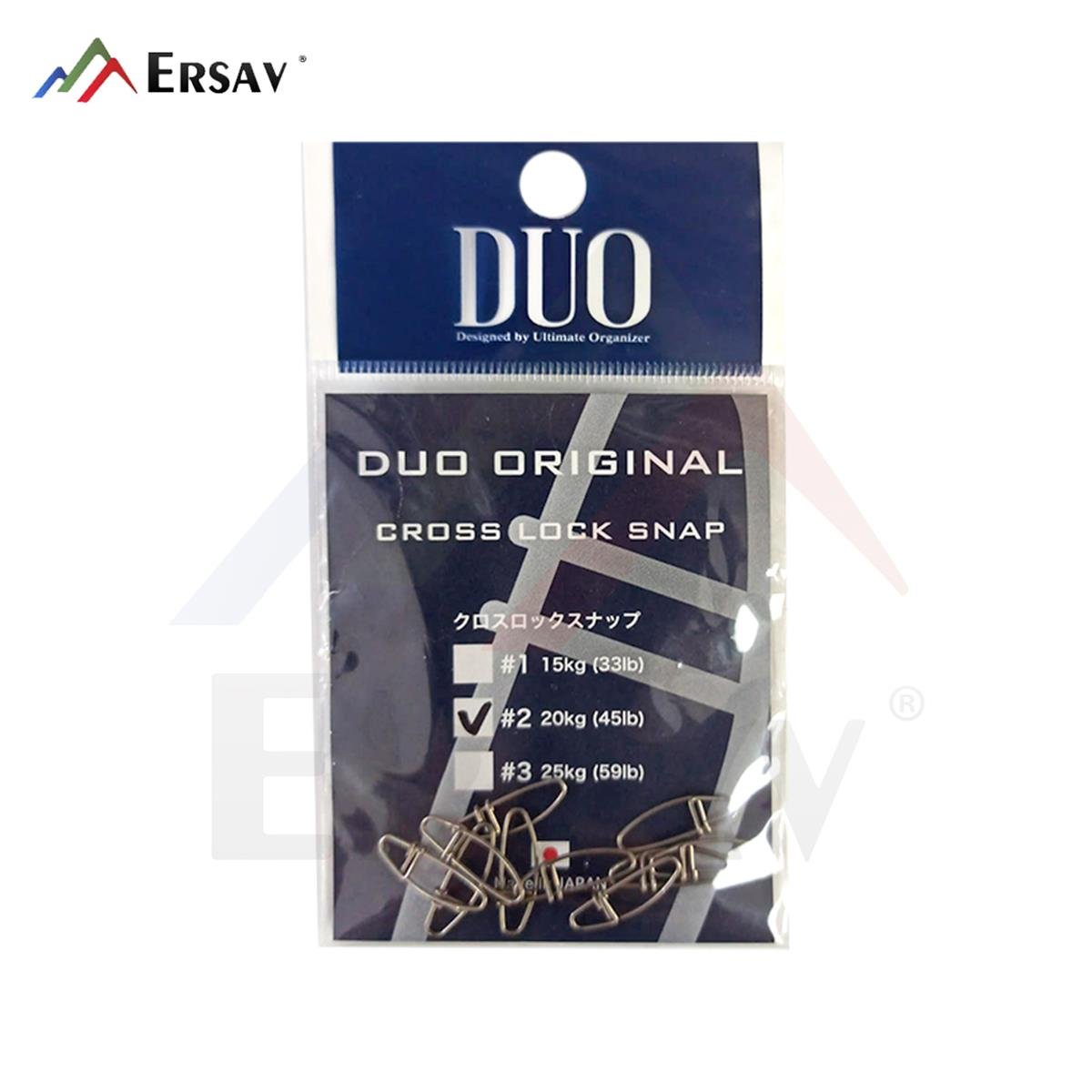 Duo Cross Lock Snap Klips No:2