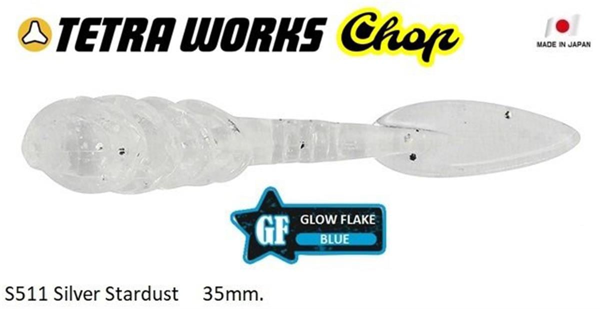Duo Tetra Works Chop 35 mm Silikon Yem S511 Silver Stardust