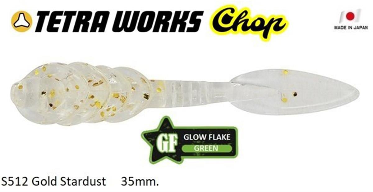 Duo Tetra Works Chop 35 mm Silikon Yem S512 Gold Stardust