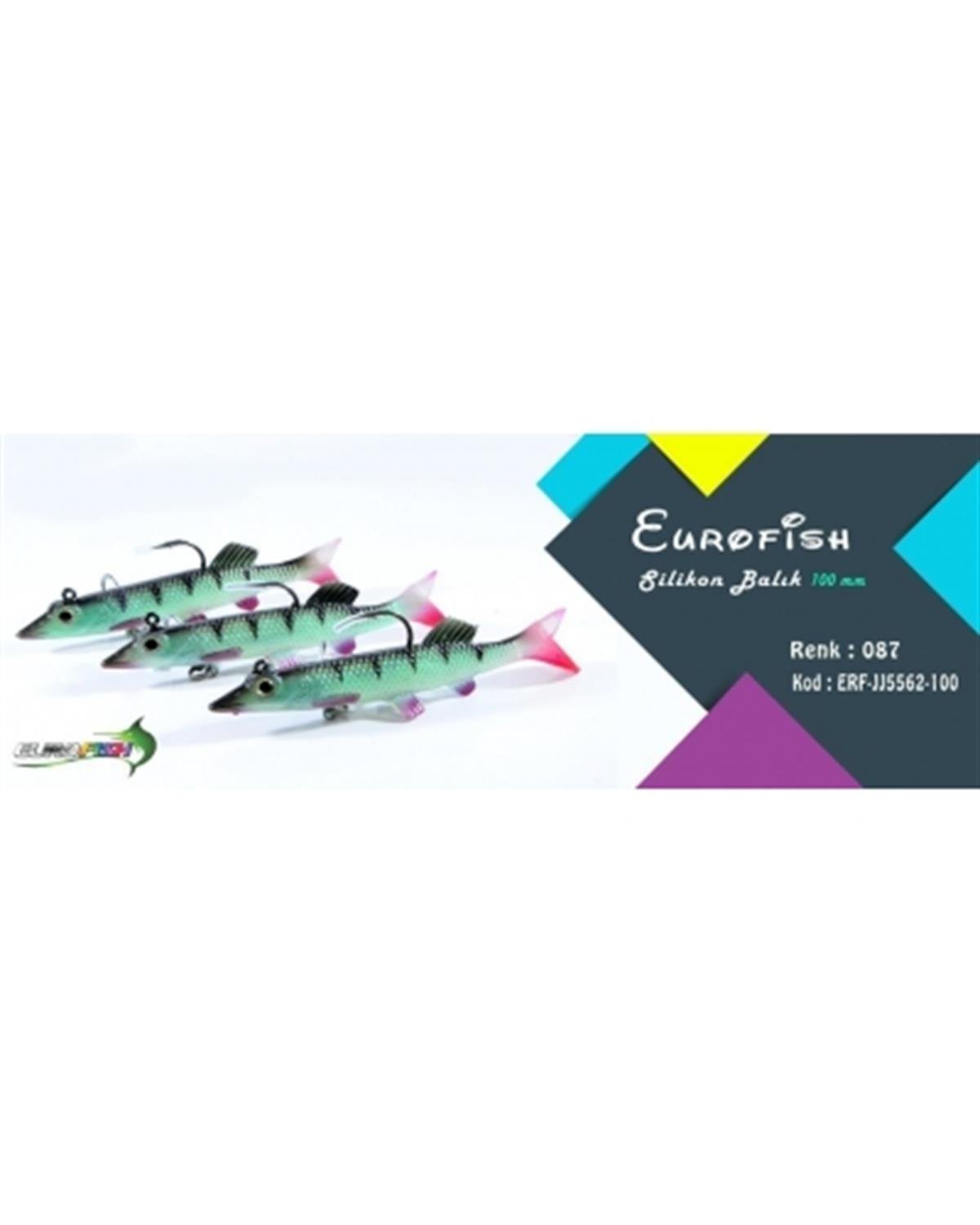 Eurofish JJ5562 Silikon 100 mm C:087   Adet fiyatıdır