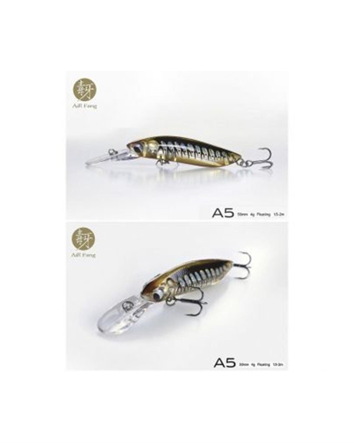 Lurefans Air Fang A5 Mini Jerkbait 50 mm 4 gr Floating Sahte Balık C:17