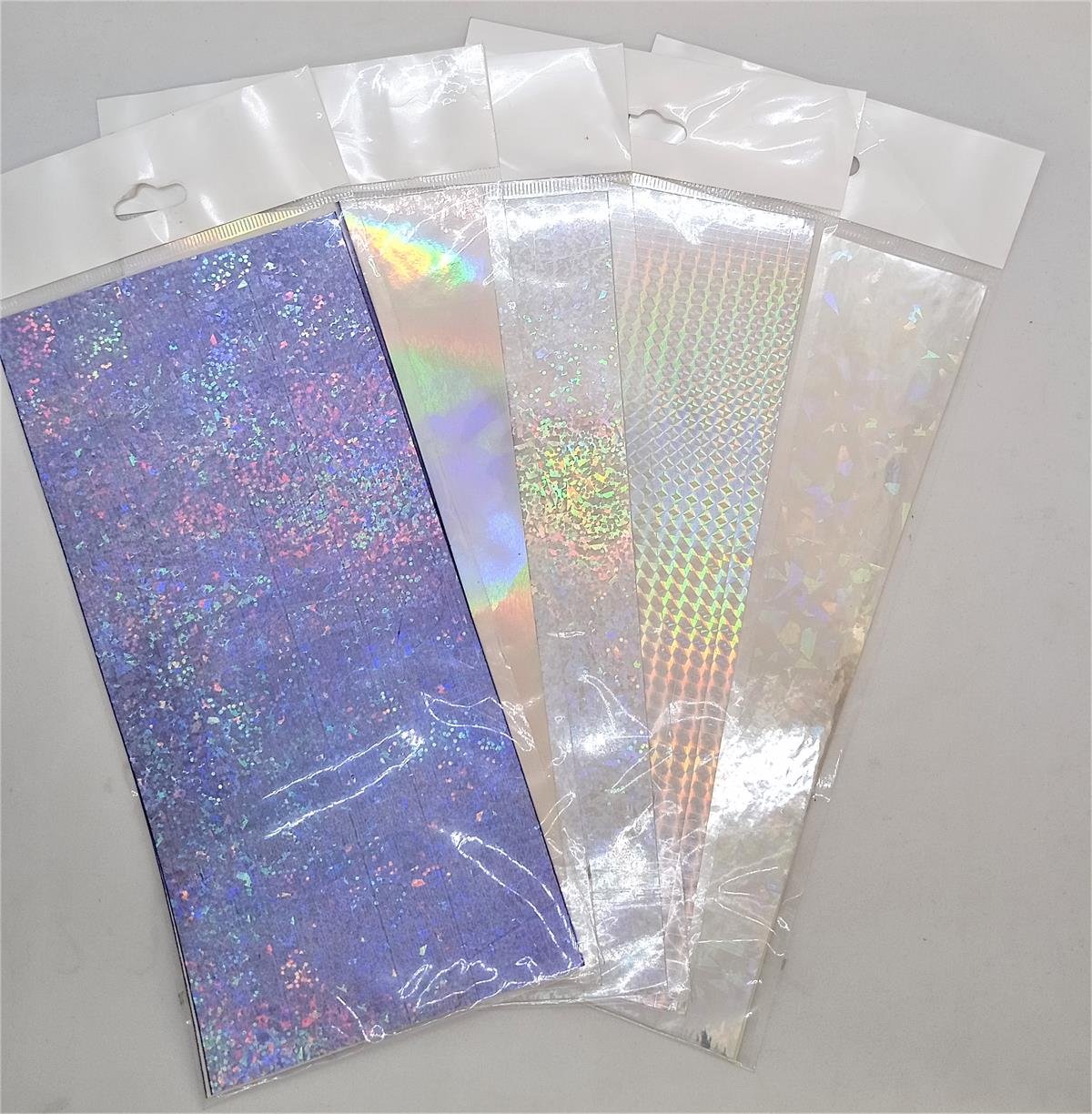 Yaldız Hologramlı Etiket 2 Li 12 x 25 cm No:1