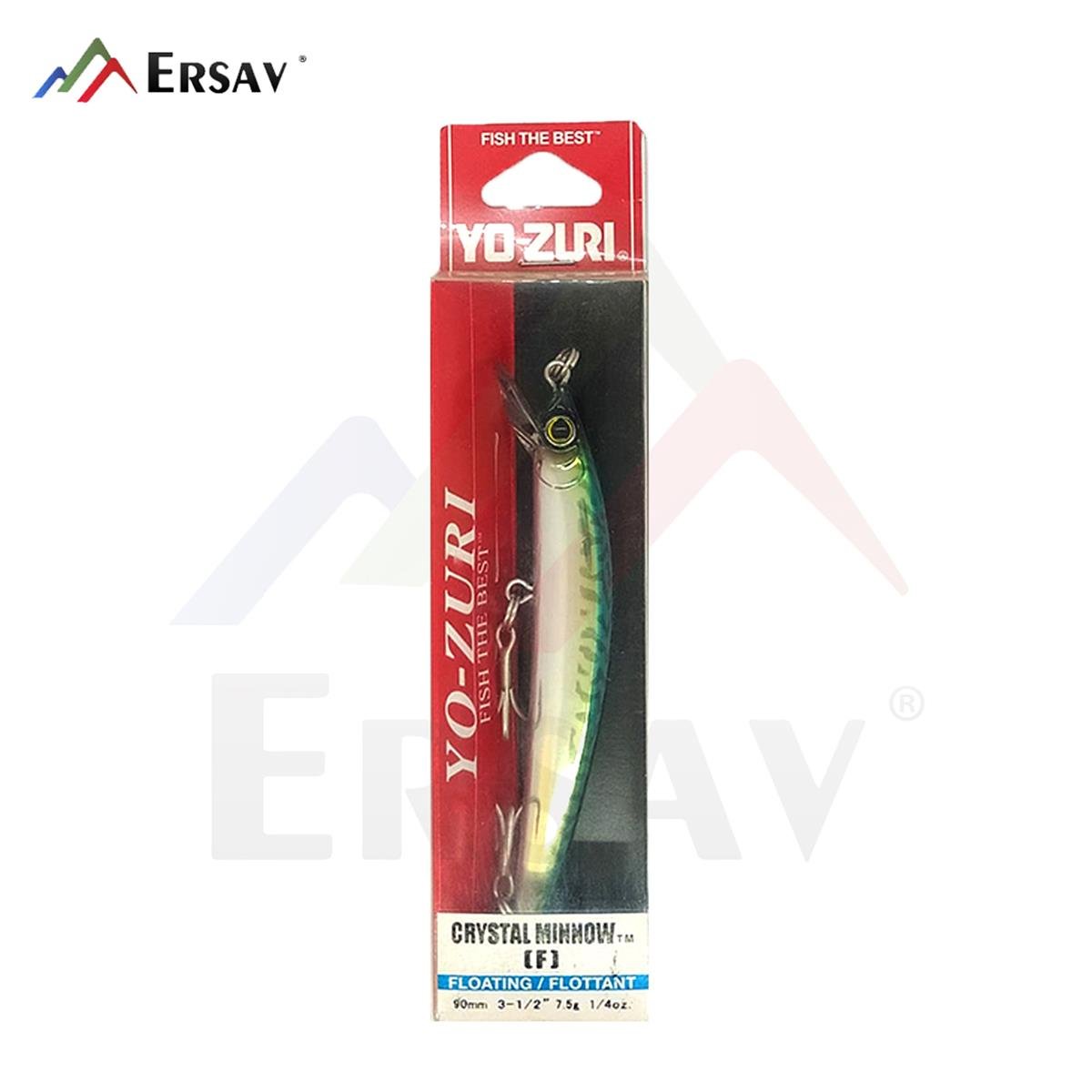 Yozuri Crystal Minnow 9 cm 7.5 gr Floating Sahte Balık C:HGM