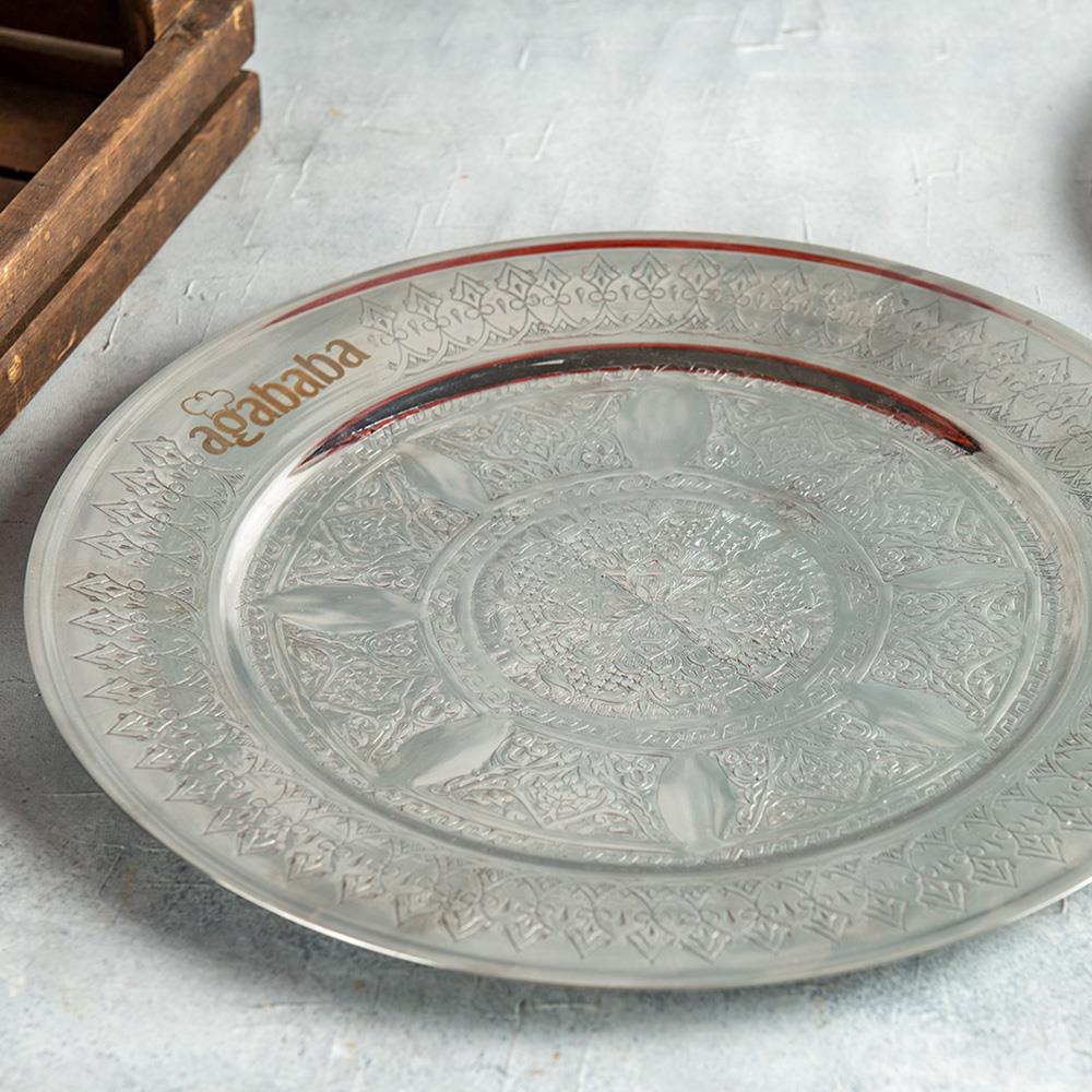 Krom Servis Tabağı