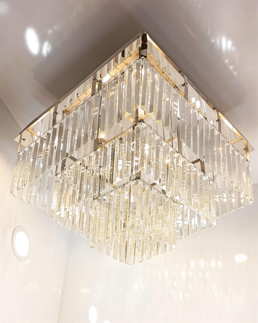 Athena 50*50 Kristal Taşlı Ledli Tavan Silver AvizeAthena 50*50 Kristal Taşlı Ledli Tavan Silver Avize | Avize | Avize Modelleri | Tasarım Avizeler | Salon Avizeleri