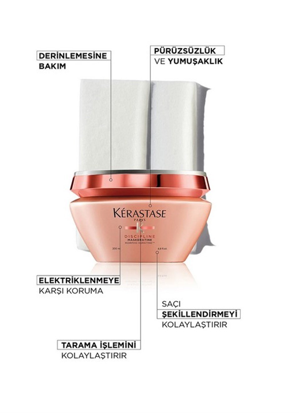 Kerastase Asi Ve Kabarık Saçlar Için Saç Bakım Maskesi 200 ml