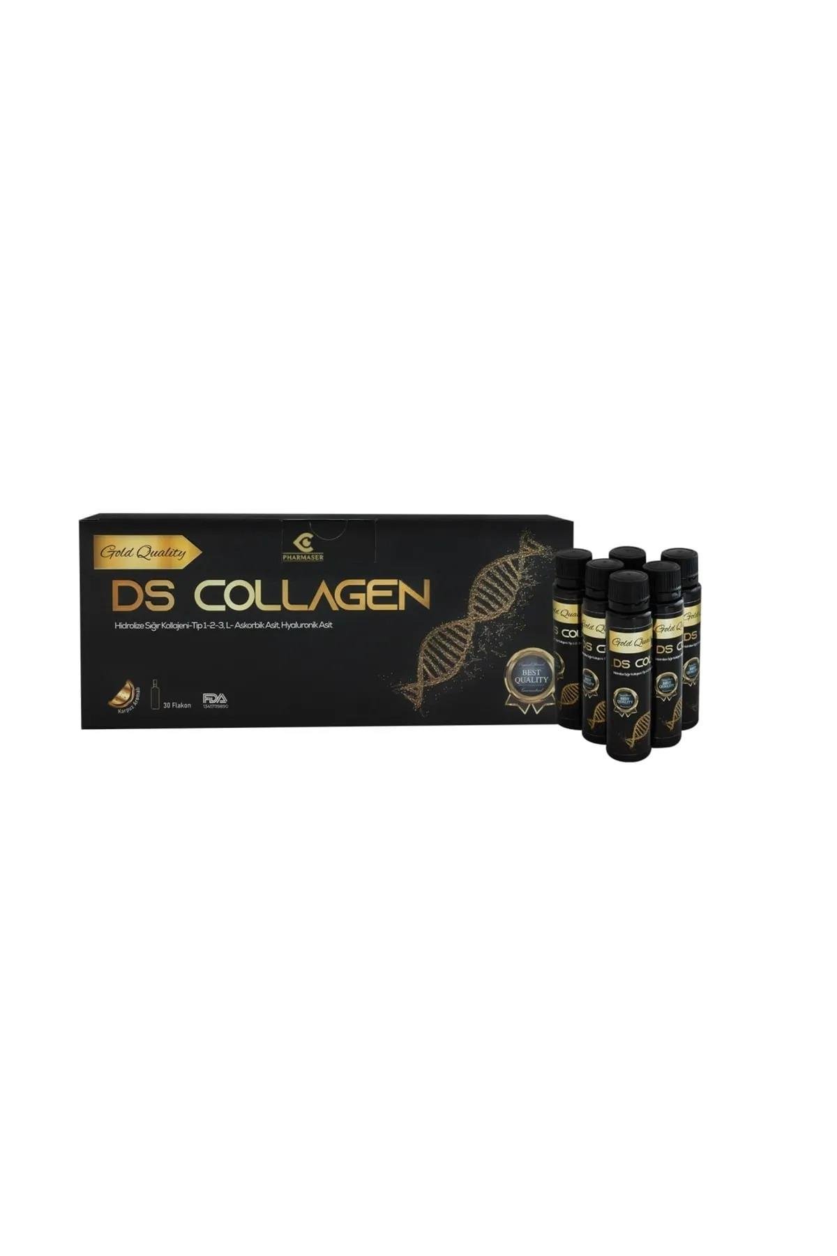 Pharmaser Ds Collagen Gold Quality Tip 1 Tip 2 Tip 3 Kolajen Hyaluronik Asit Ve Zengin Içerik Içeren 30 Flakon DSCOLLAGEN 8683735222040