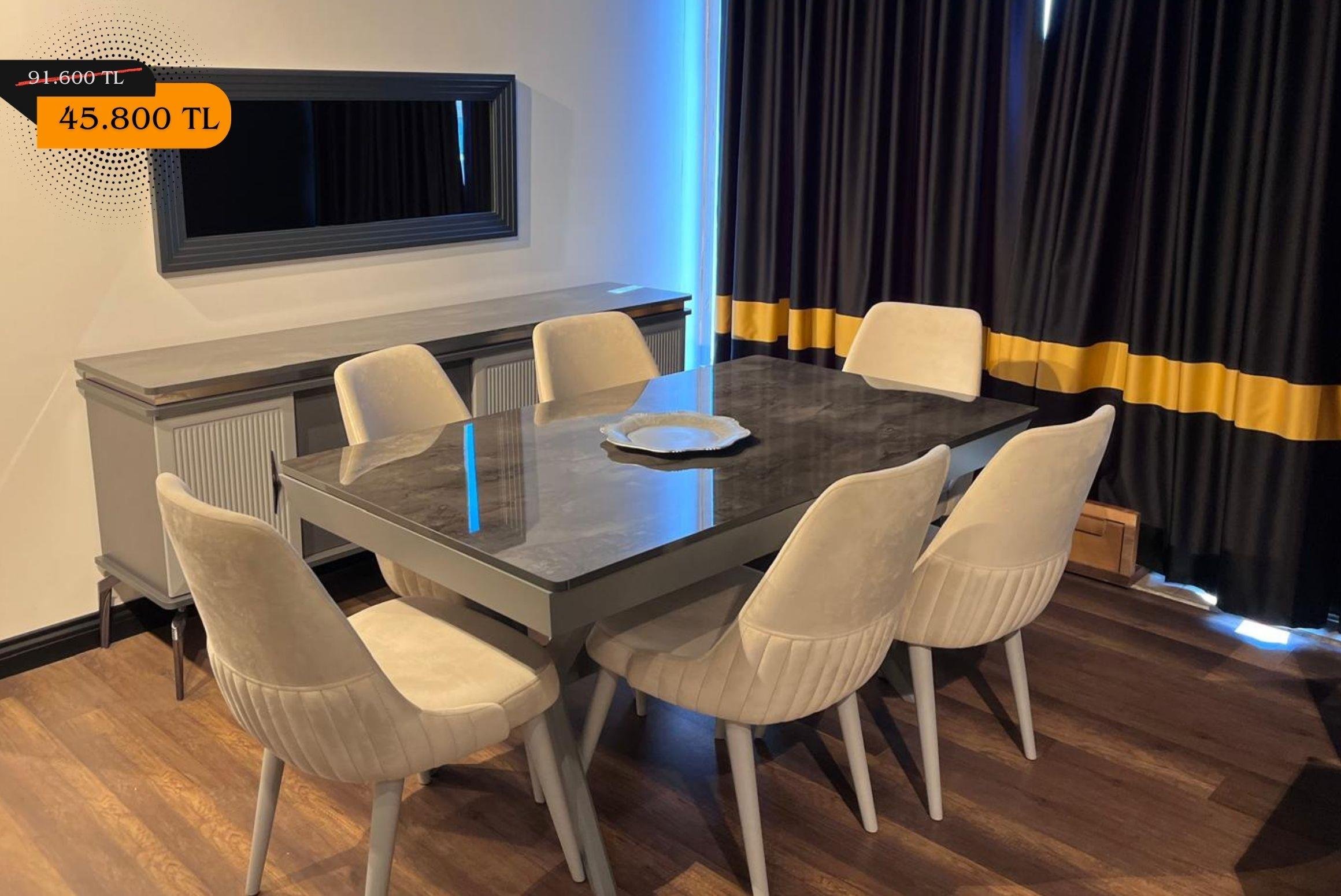 OUTLETAdaley Yemek Odası Takımı-Outlet