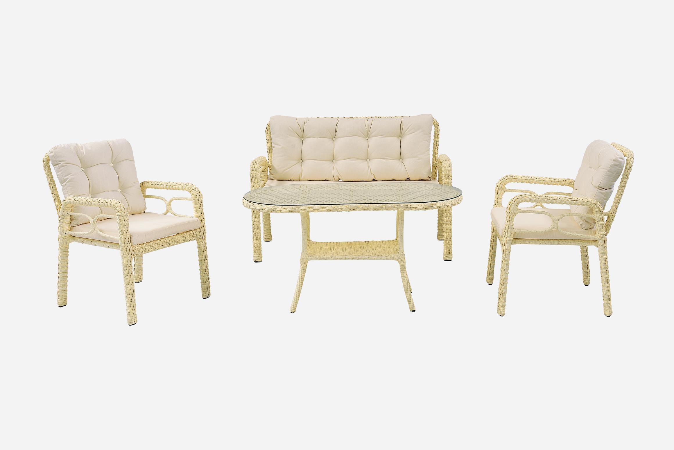 Bahçe Oturma GrubuBella Bahçe Oturma Grubu-Rattan