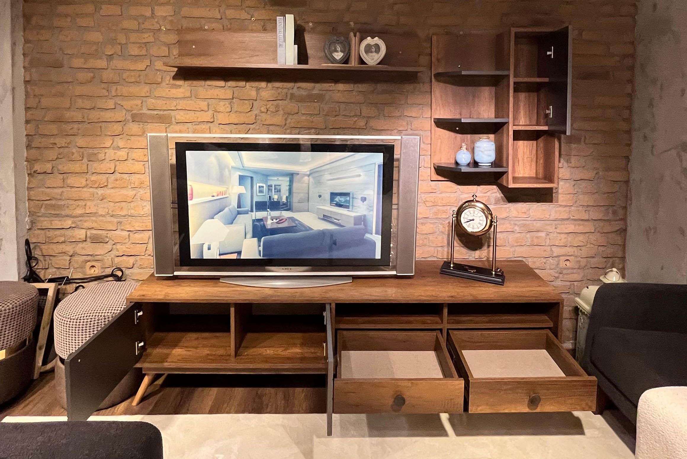OUTLETBergama Tv Ünitesi Takımı-Outlet