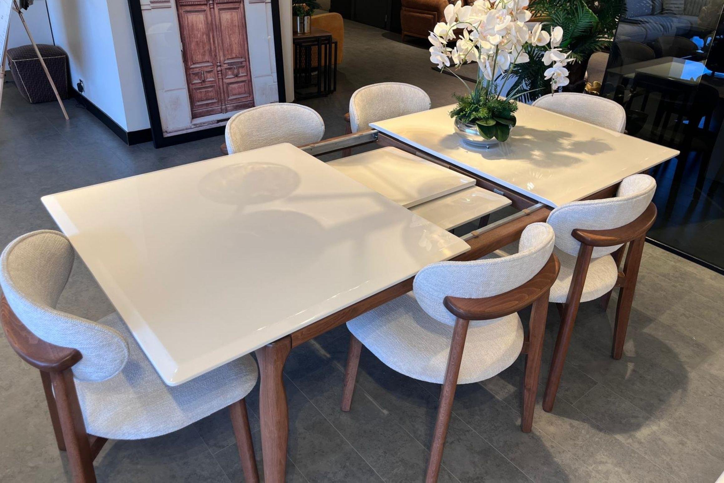 OUTLETBeyaz İnci Yemek Odası Takımı-Outlet