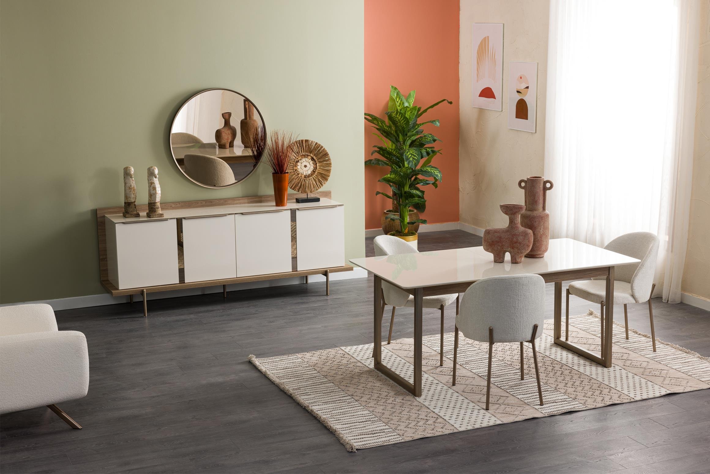 Modern Yemek Odası TakımlarıIsabelle Yemek Odası Takımı
