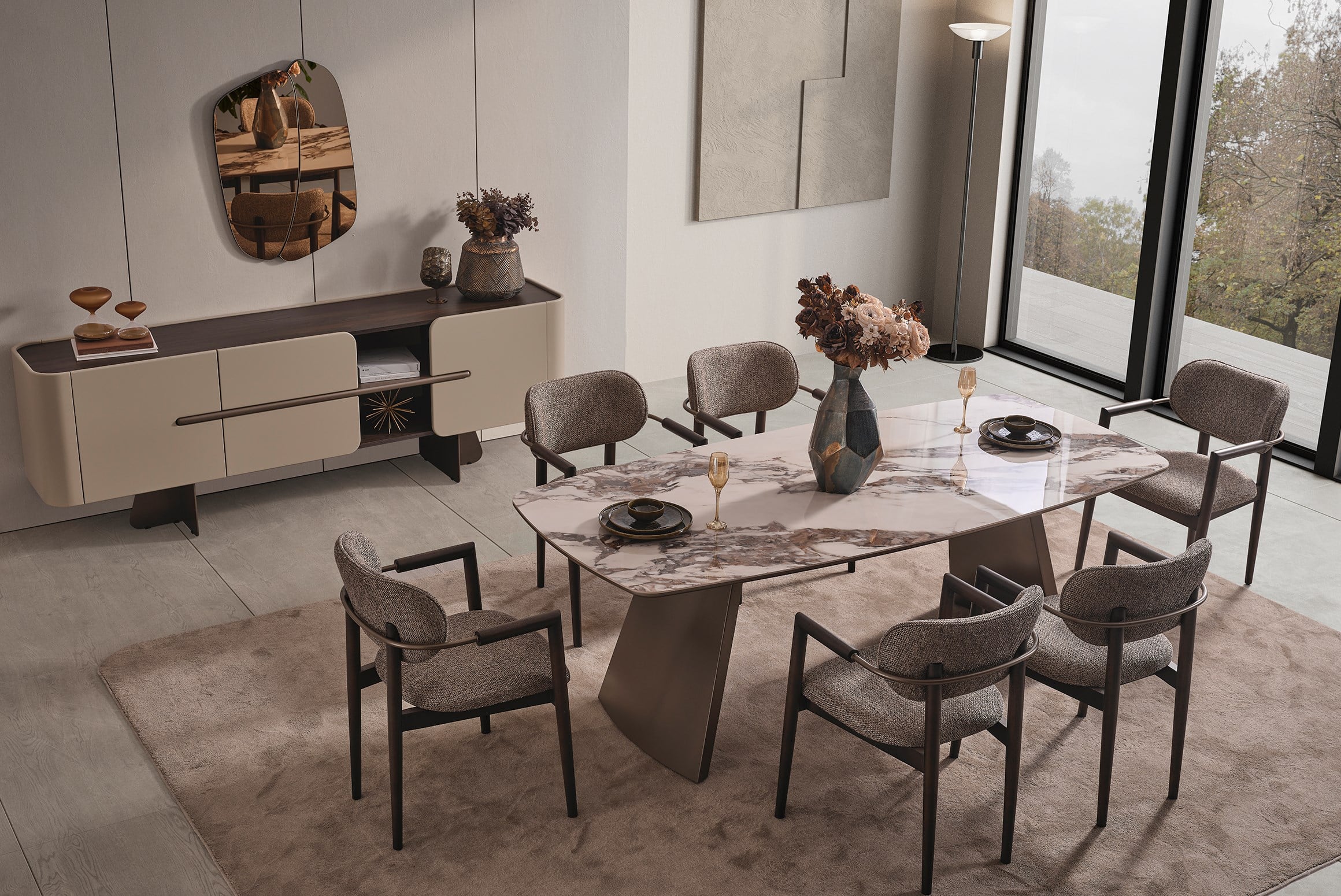 Modern Yemek Odası TakımlarıPreta Yemek Odası Takımı