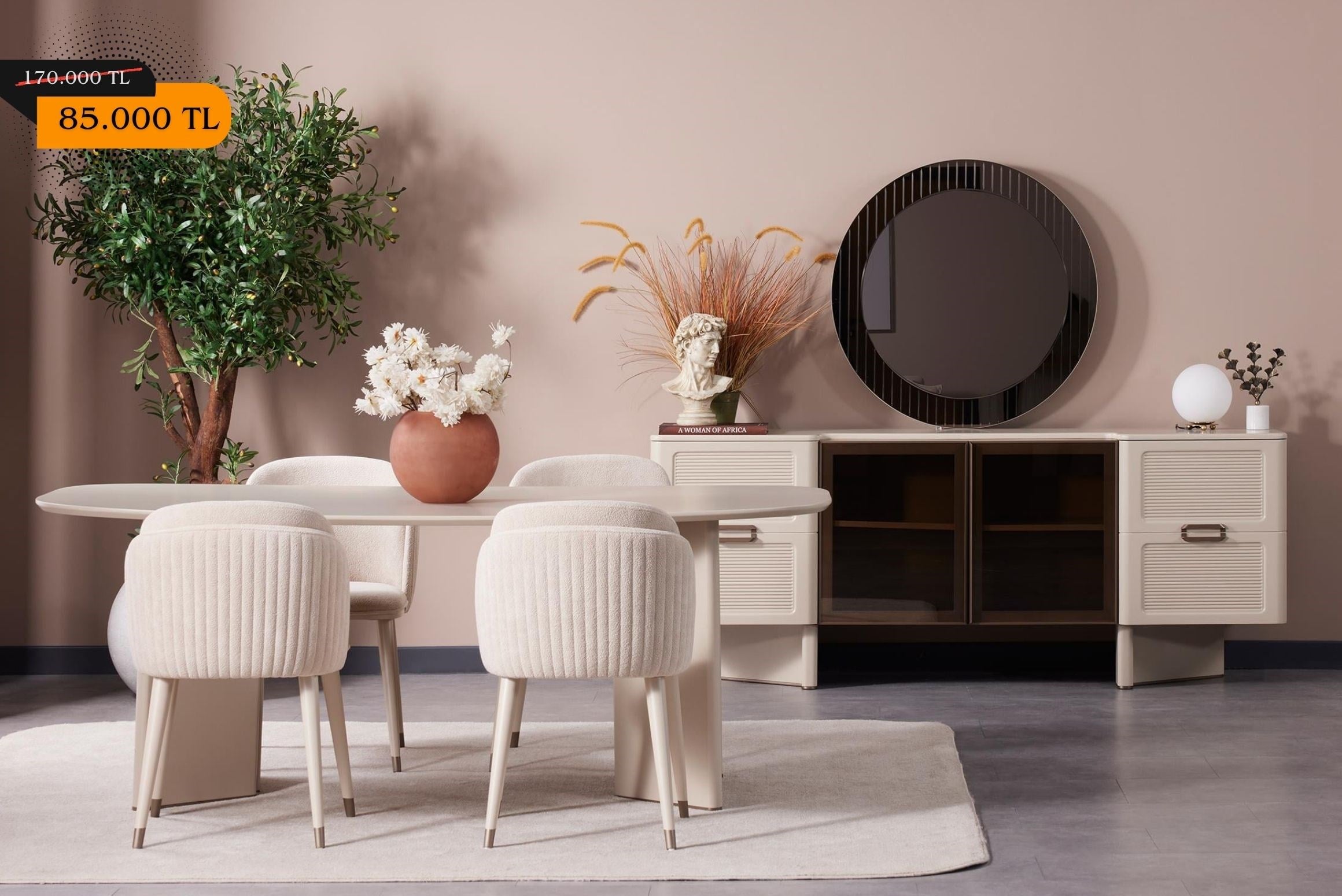 OUTLETSolwez Yemek Odası Takımı-Outlet