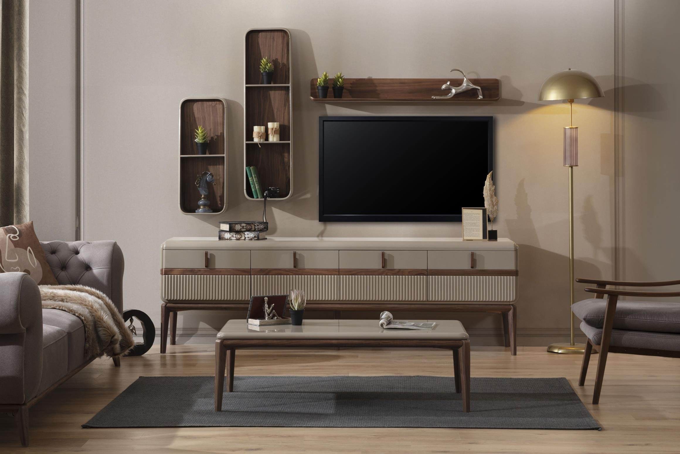 Modern Tv Ünitesi TakımlarıToley Tv Ünitesi Takımı