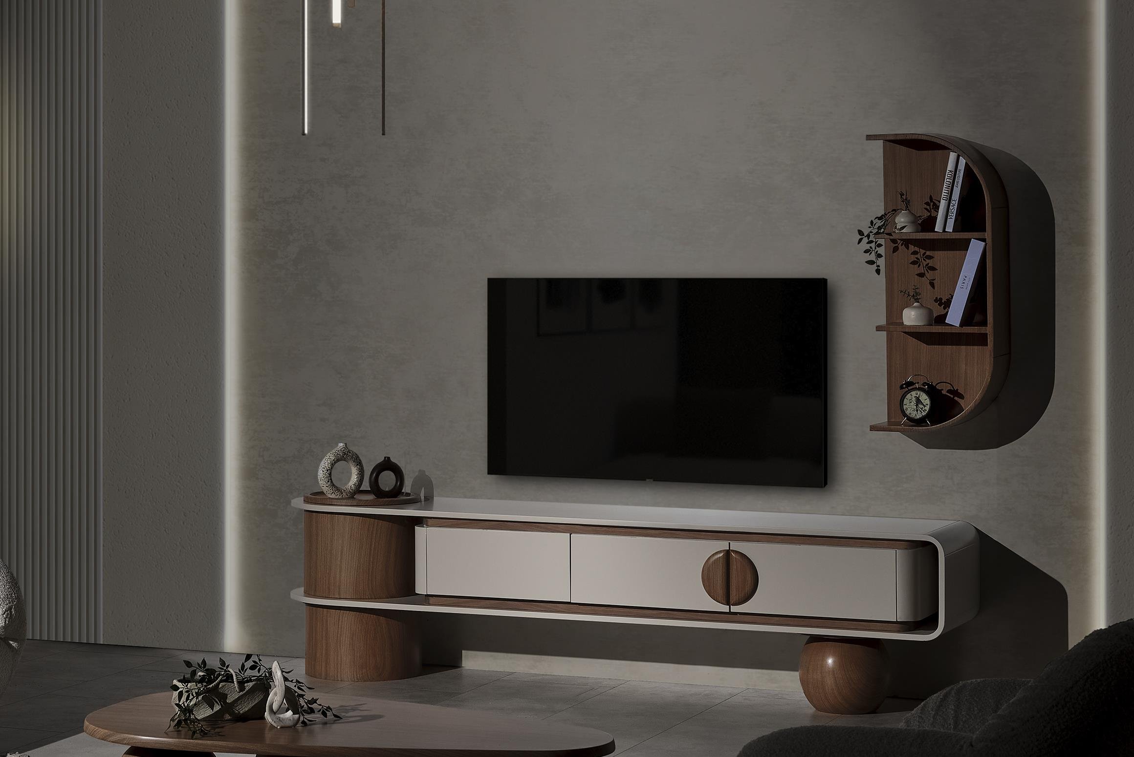 Modern Tv Ünitesi TakımlarıTorvi Tv Ünitesi Takımı
