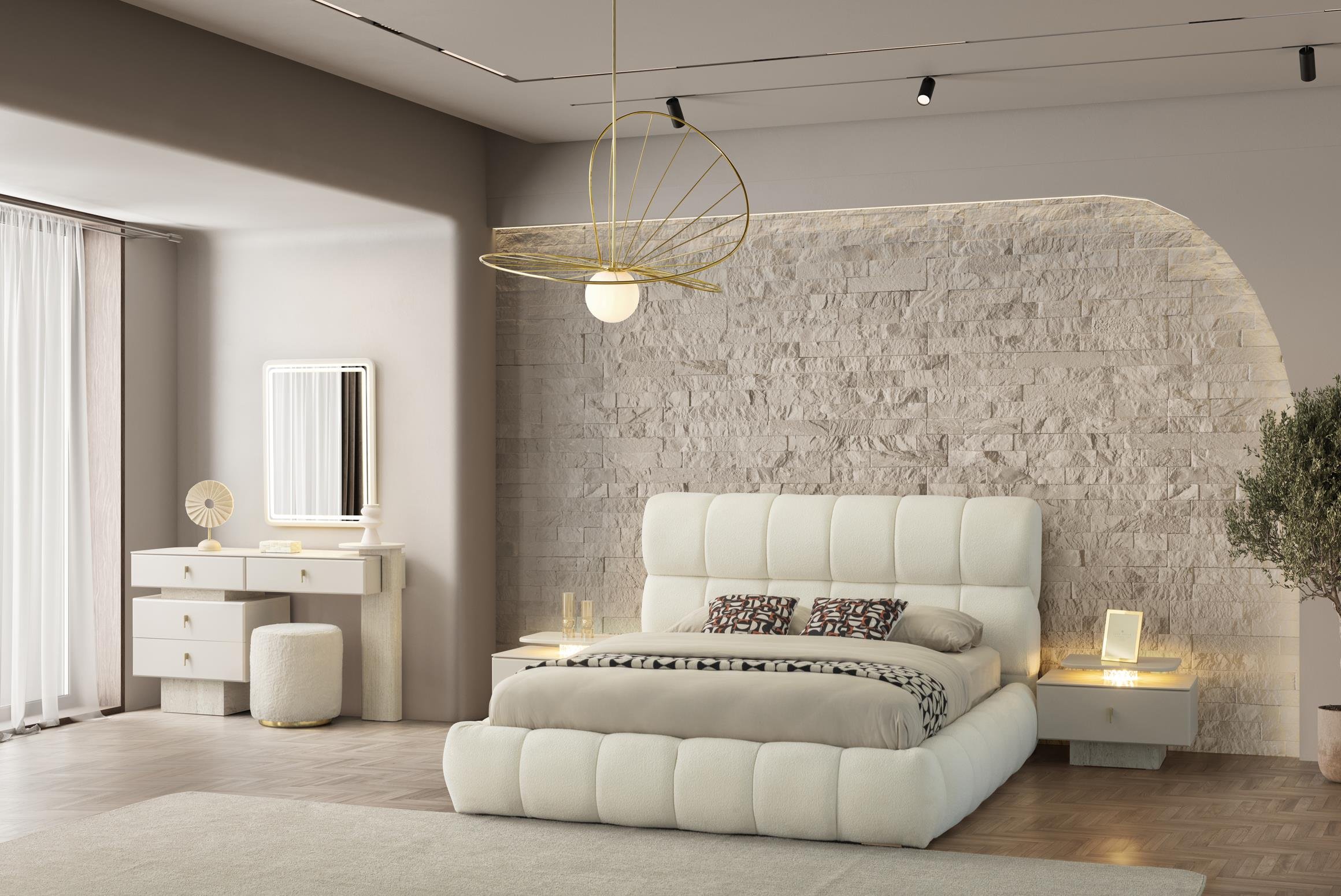 Modern Yatak Odası TakımlarıTurlen Yatak Odası Takımı