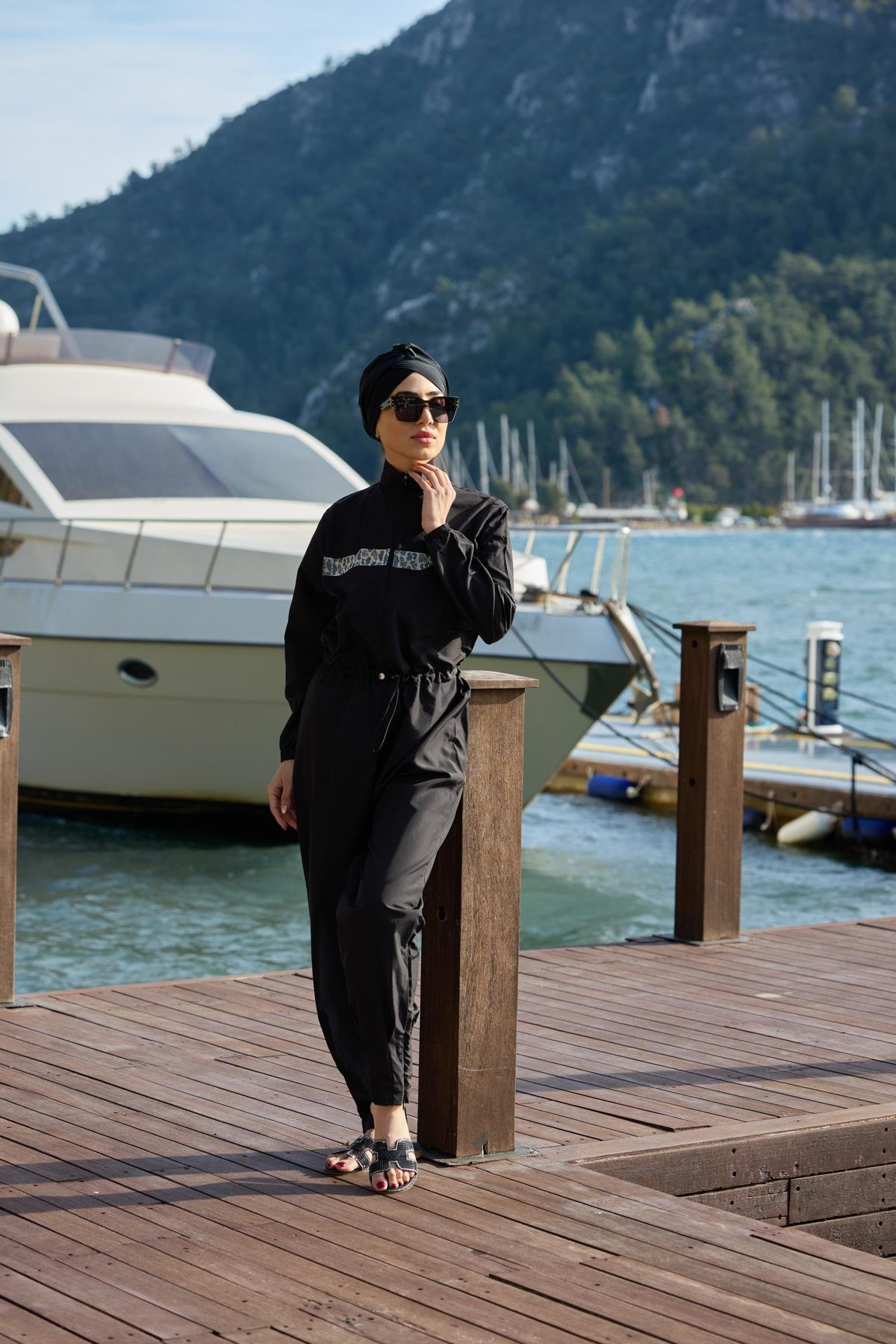 Mira Model Tasarım Tesettür Tulum Mayo | Markasız