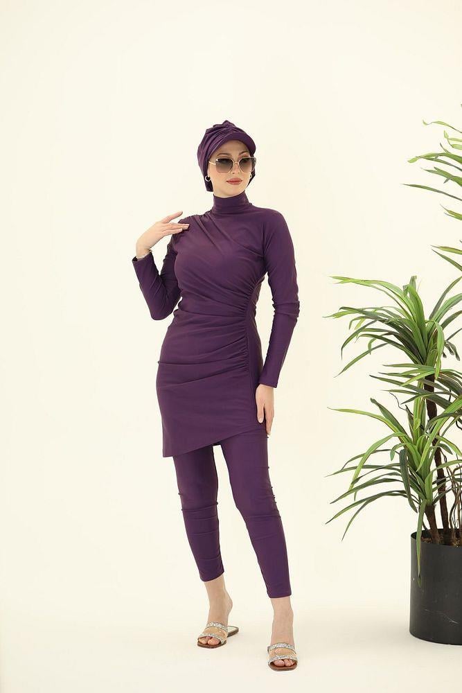 SCARLETT İKİLİ MOR MAYO TAKIM | NS Tasarim