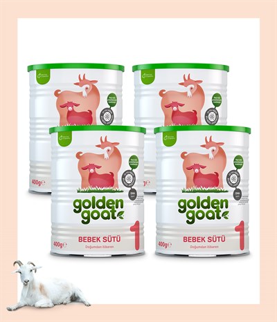 Golden Goat Keçi Devam Sütü 1 Numara 400 gr 4'lü Paket