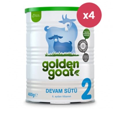 Golden Goat Keçi Devam Sütü 2 Numara 400 gr 4'lü Paket