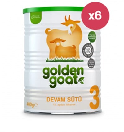 Golden Goat Keçi Devam Sütü 3 Numara 400 gr 6'lı Paket