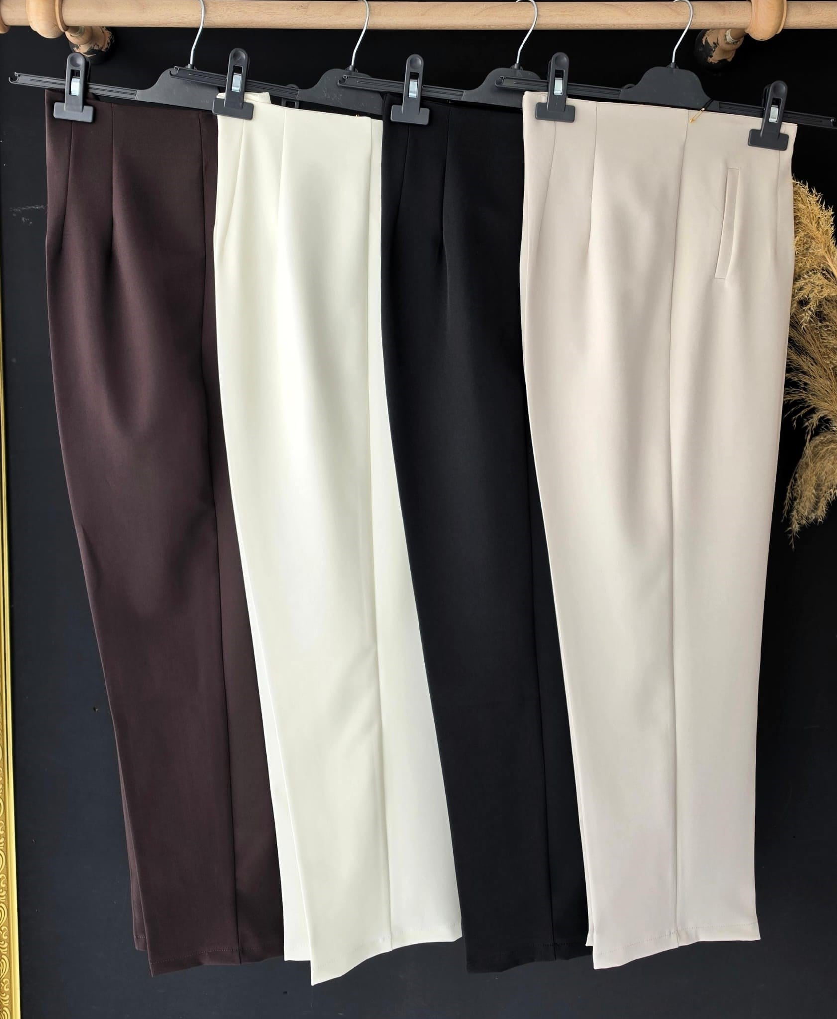 BELLA ZARA MODELİ PENSLİ PANTOLON 3942