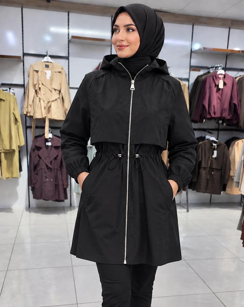 DUFON SİYAH ASTARLI YAĞMURLUK 26171