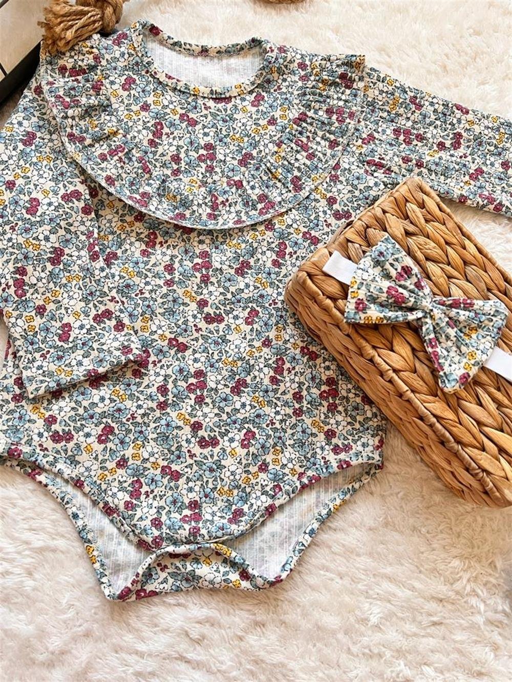 ÇiÇEKLi ZIBIN VE BANDANA