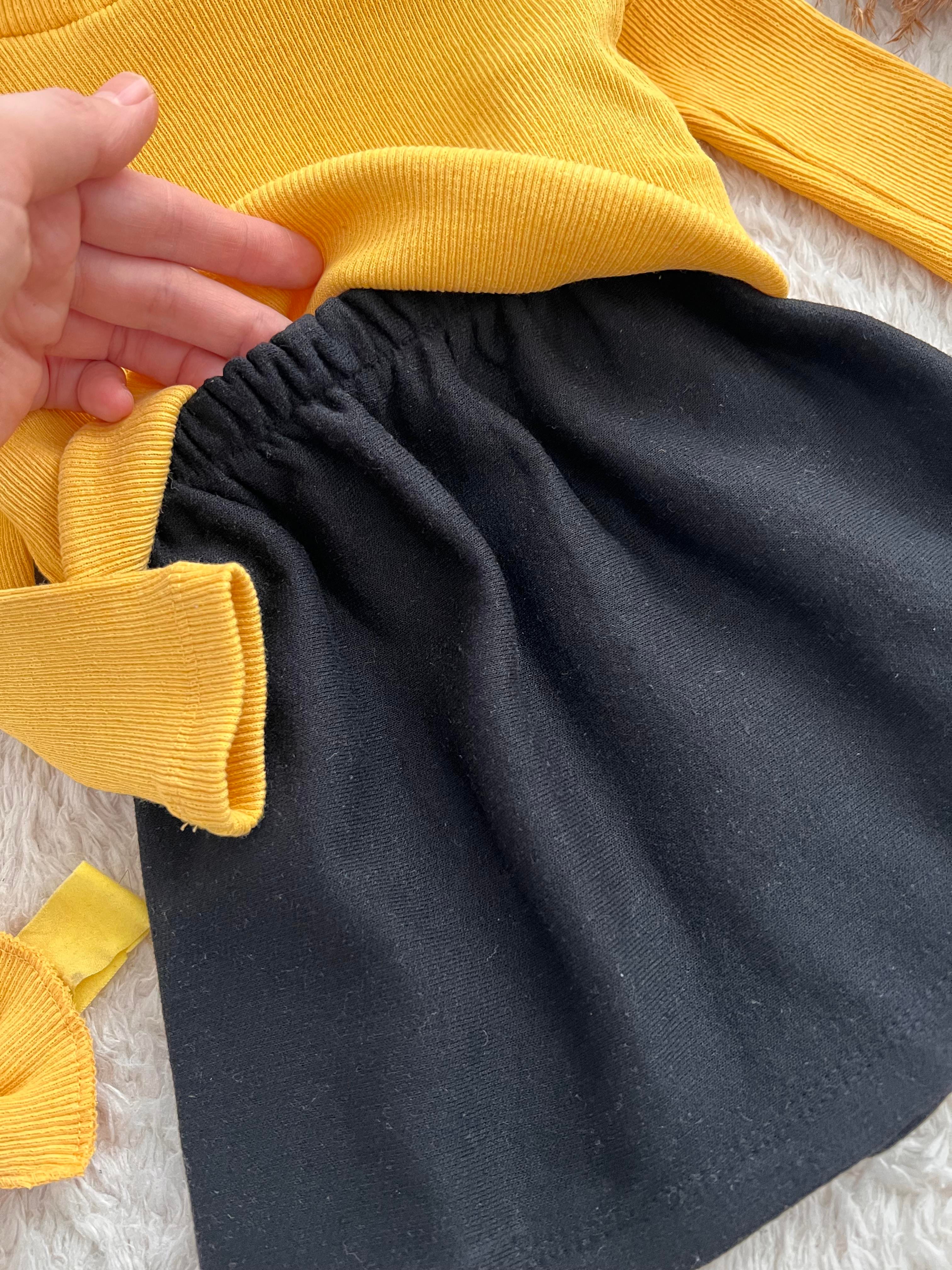 SARI BLUZ ETEK VE BANDANA TAKIM