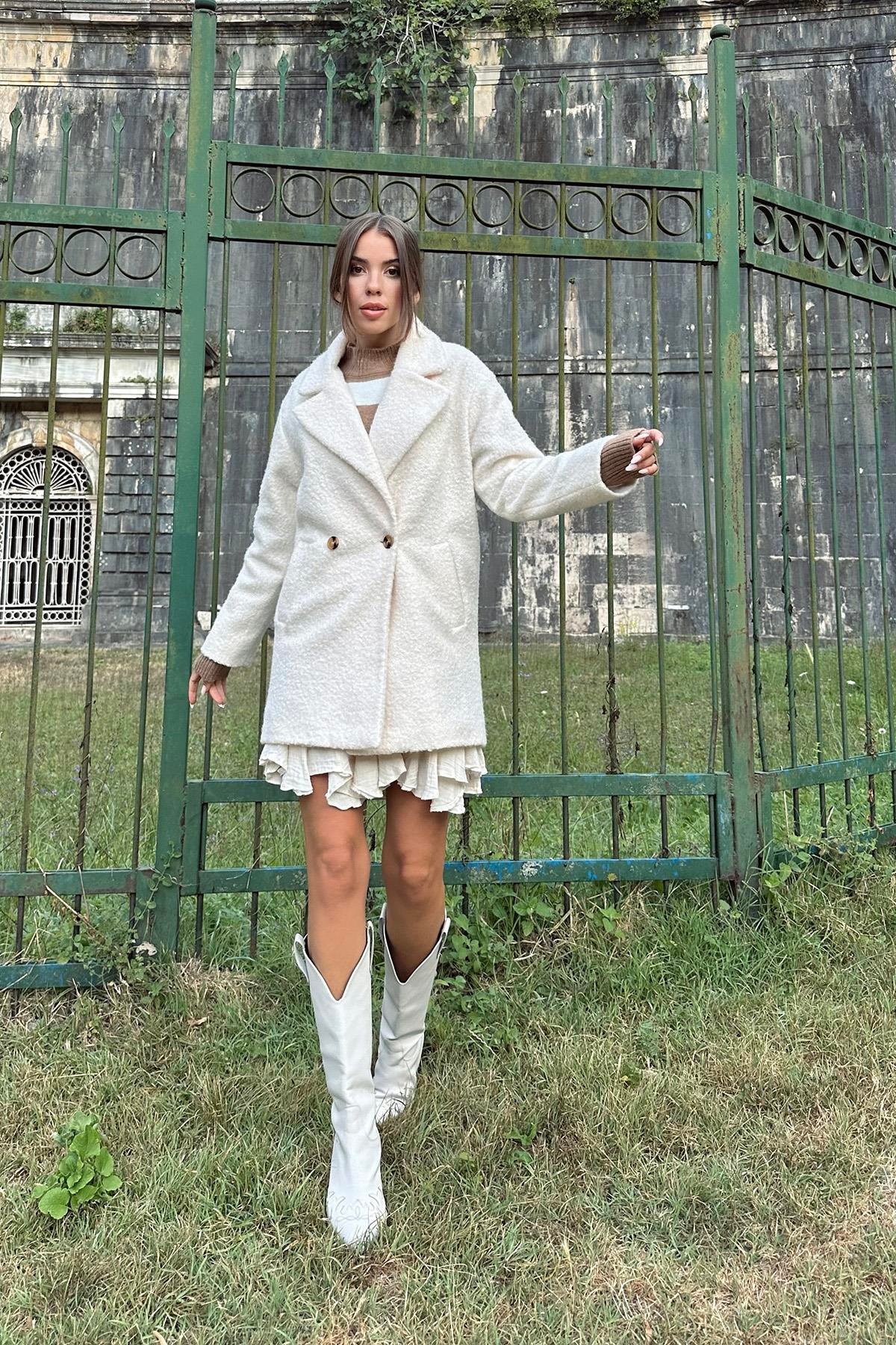 Toptan Beyaz Yumoş Kaban