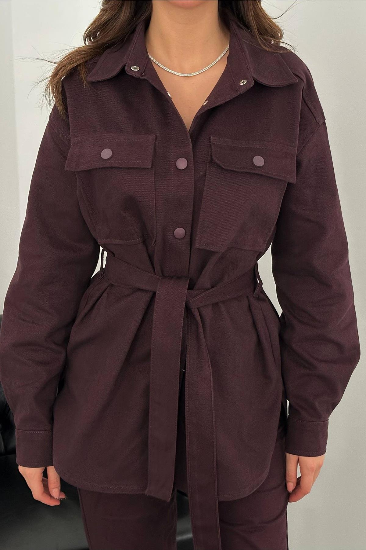 Toptan Bordo Gabardin Takım