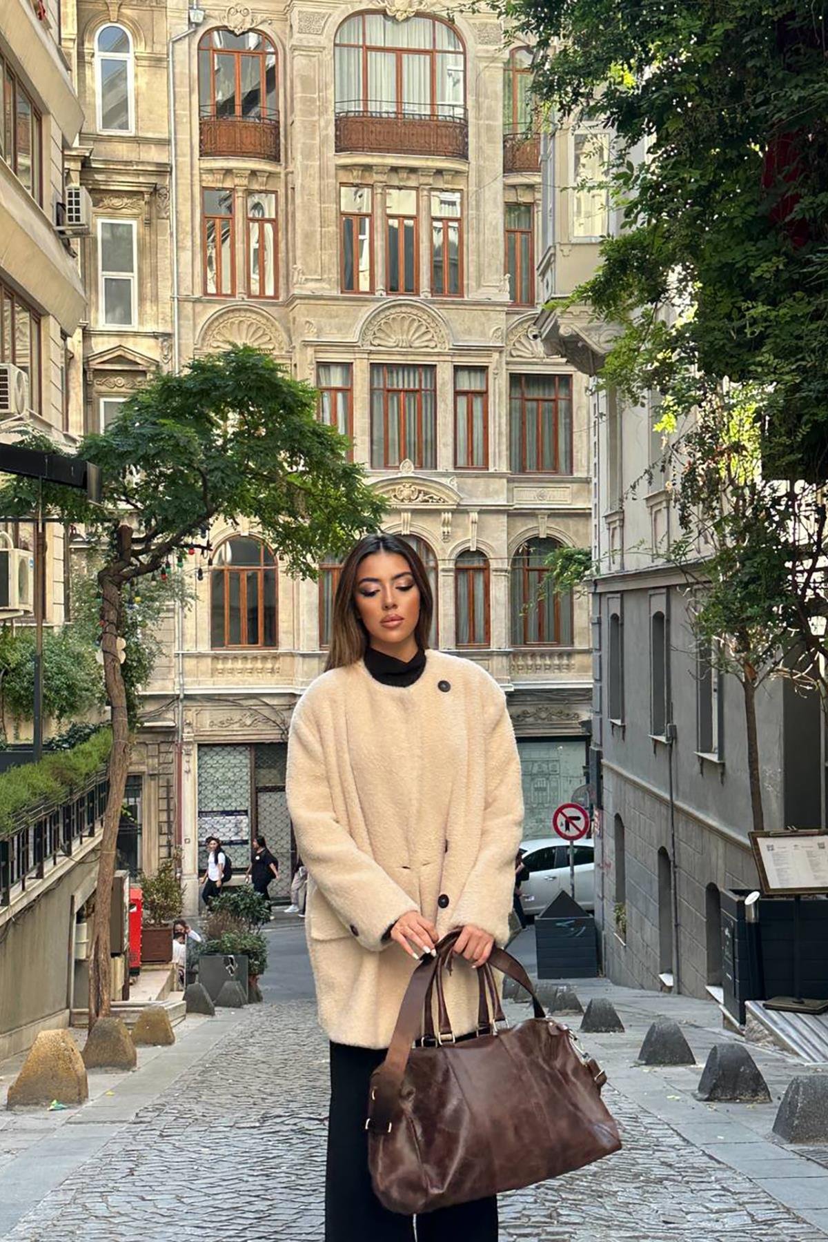 Wholesale Camel Furry Soft Coat