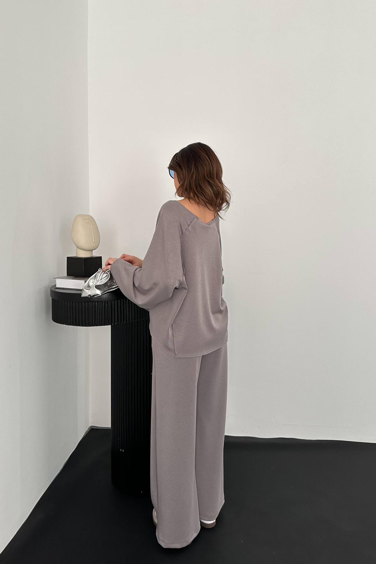 Toptan Gri Modal Takım