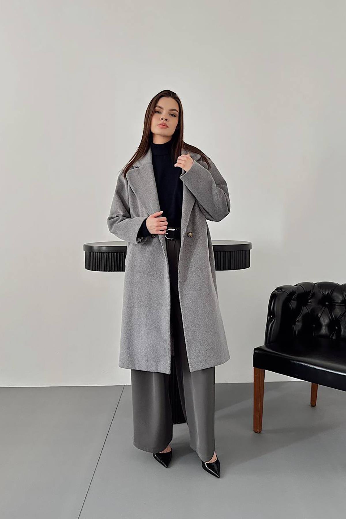 Toptan Gri Uzun Kaban