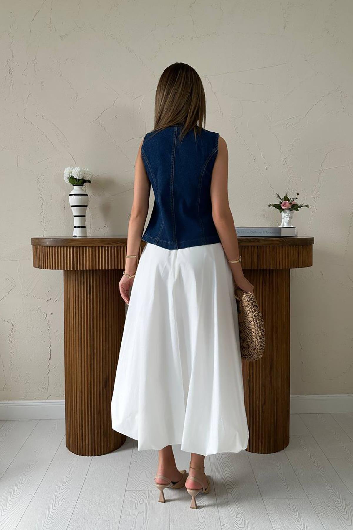 Toptan Mavi Kot Yelek