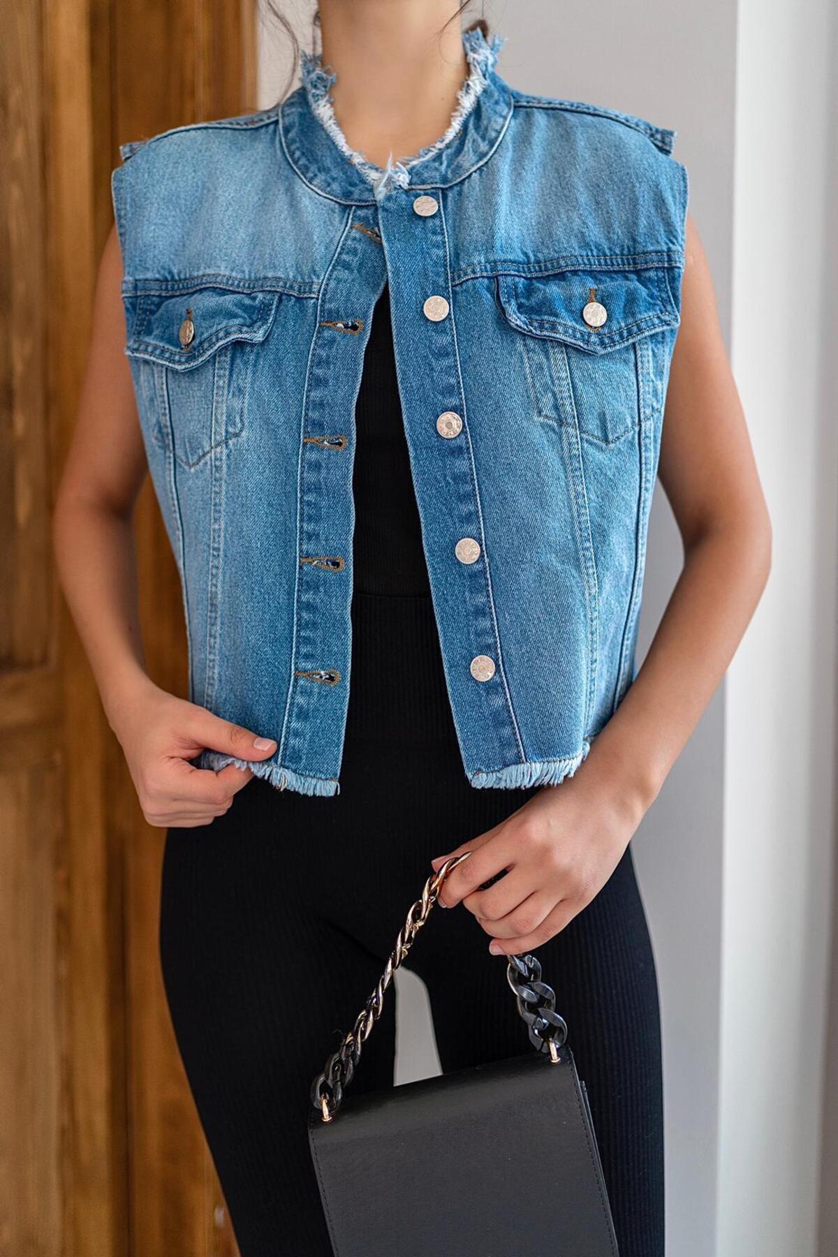 Toptan Mavi Ocean Yelek