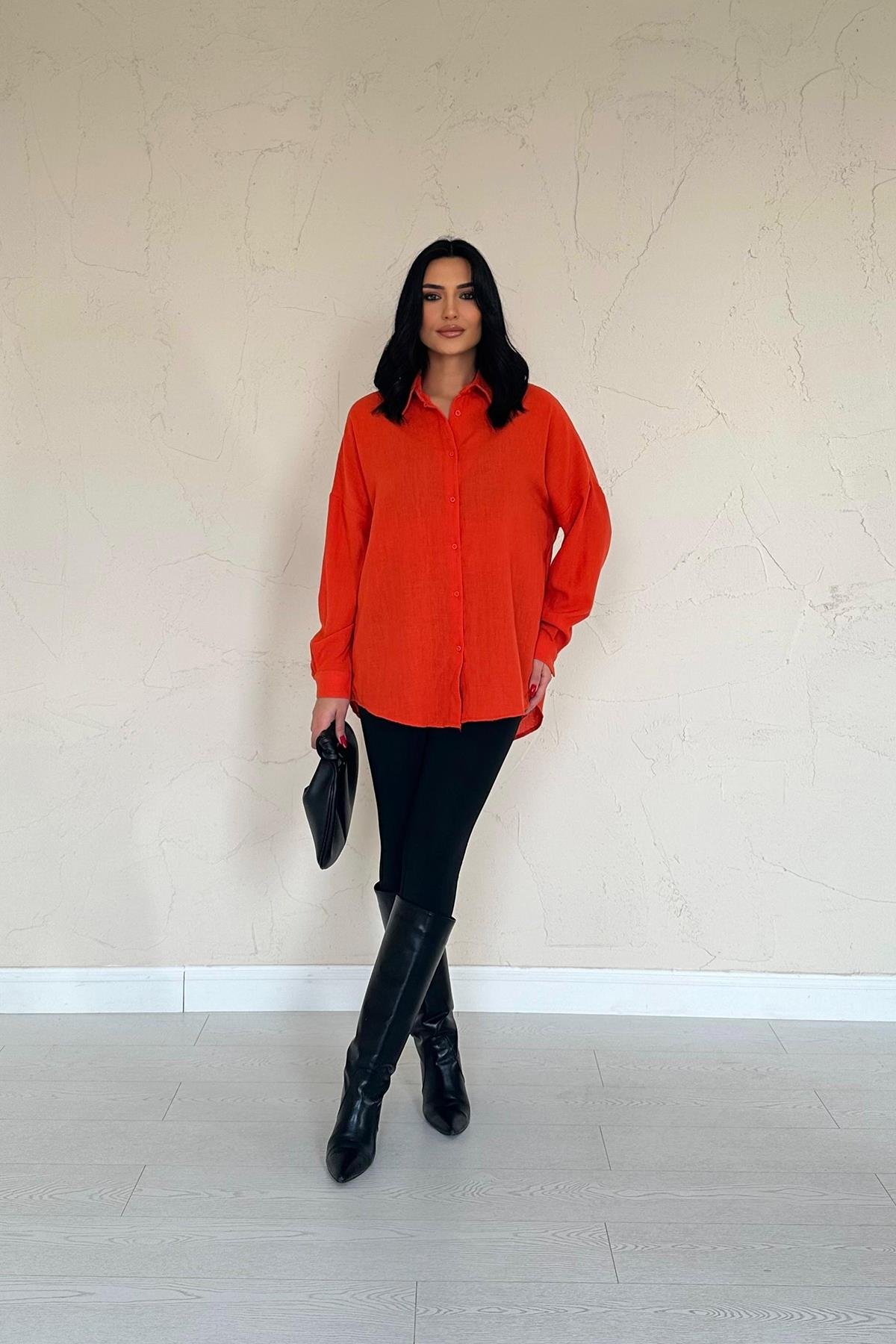 Wholesale Orange Shirt