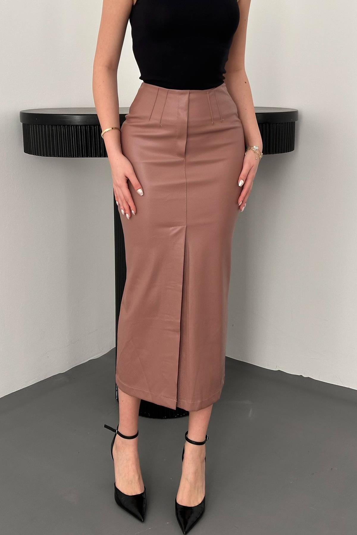 Оптовая продажа юбки Powder Slit с декоративным блюдом