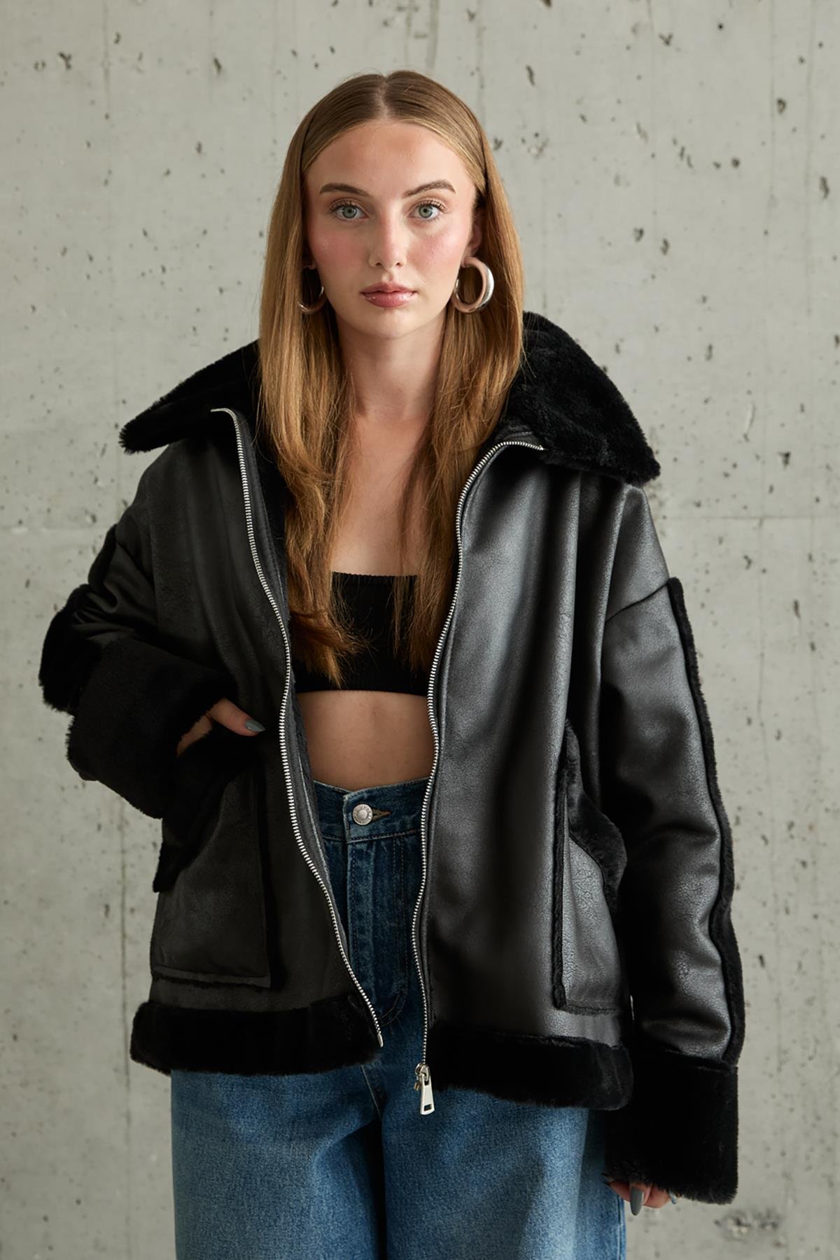 Toptan Siyah Kürklü Kaban