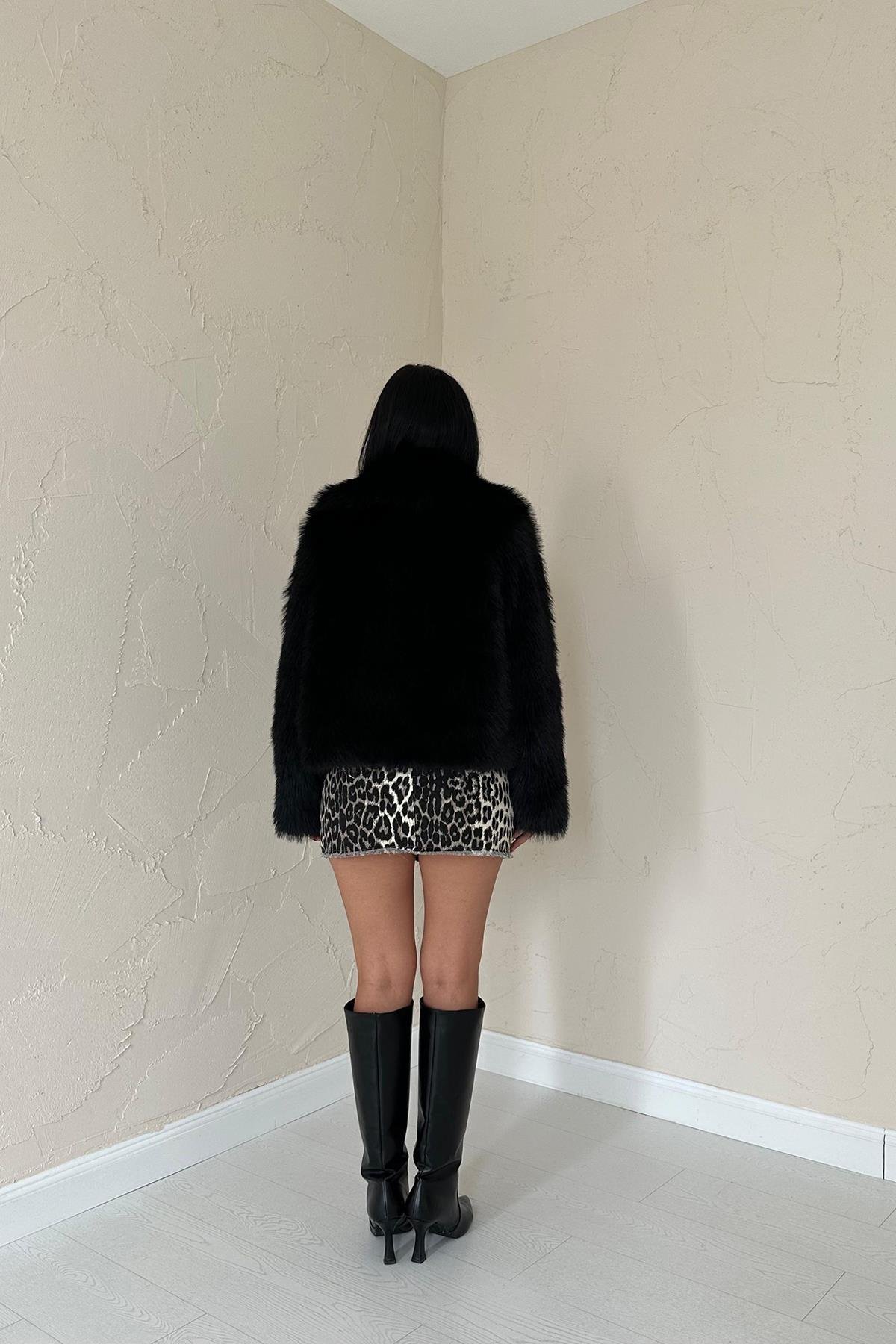 Wholesale Black Fur Short Coat