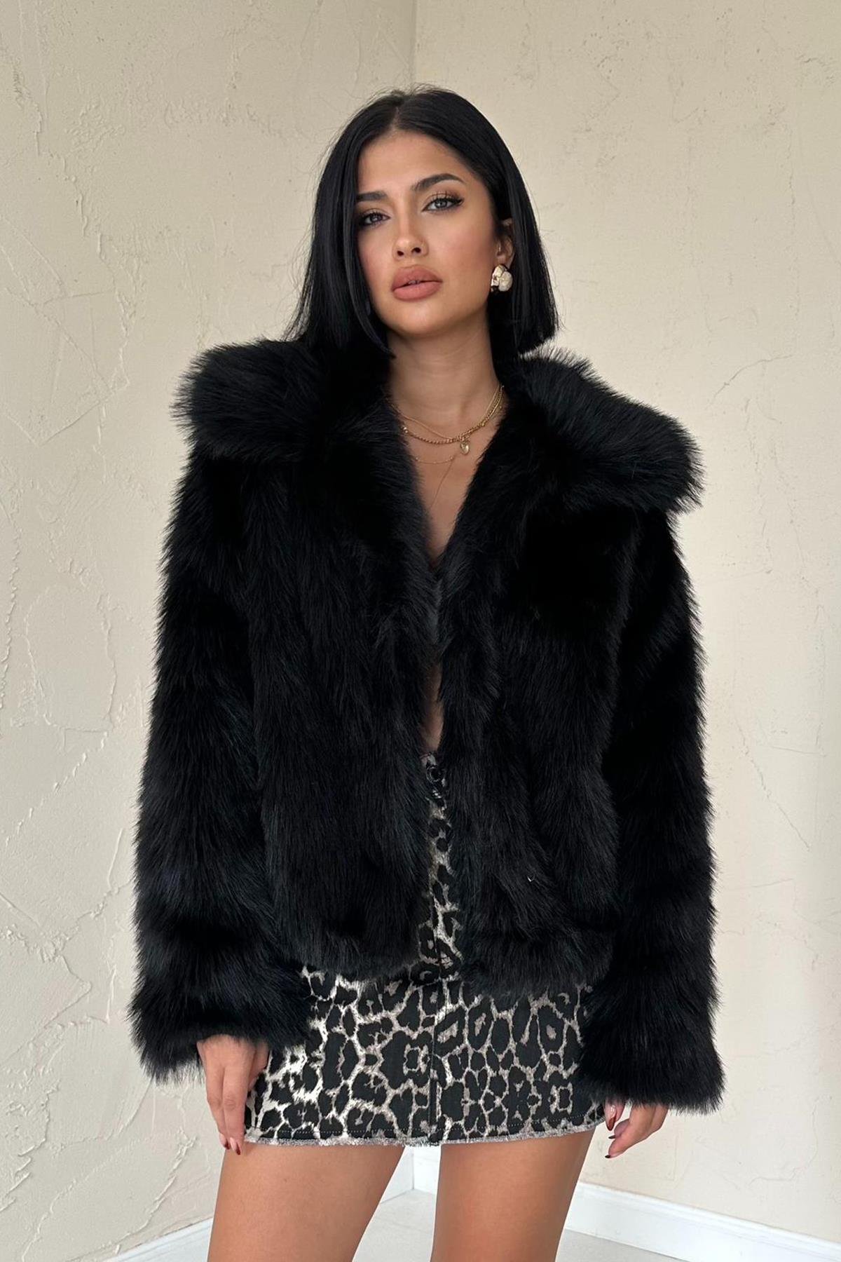 Wholesale Black Fur Short Coat