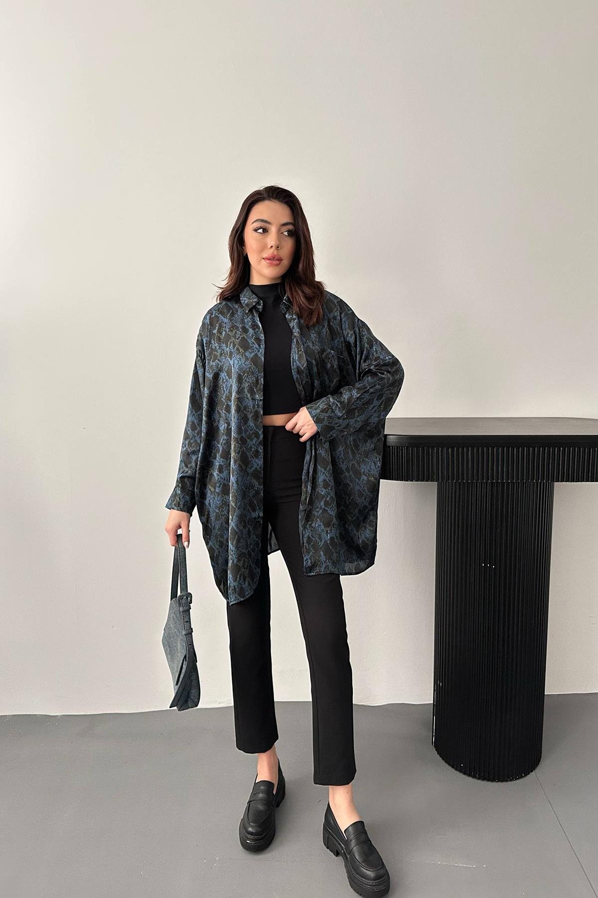 Toptan Siyah Renkli Gömlek