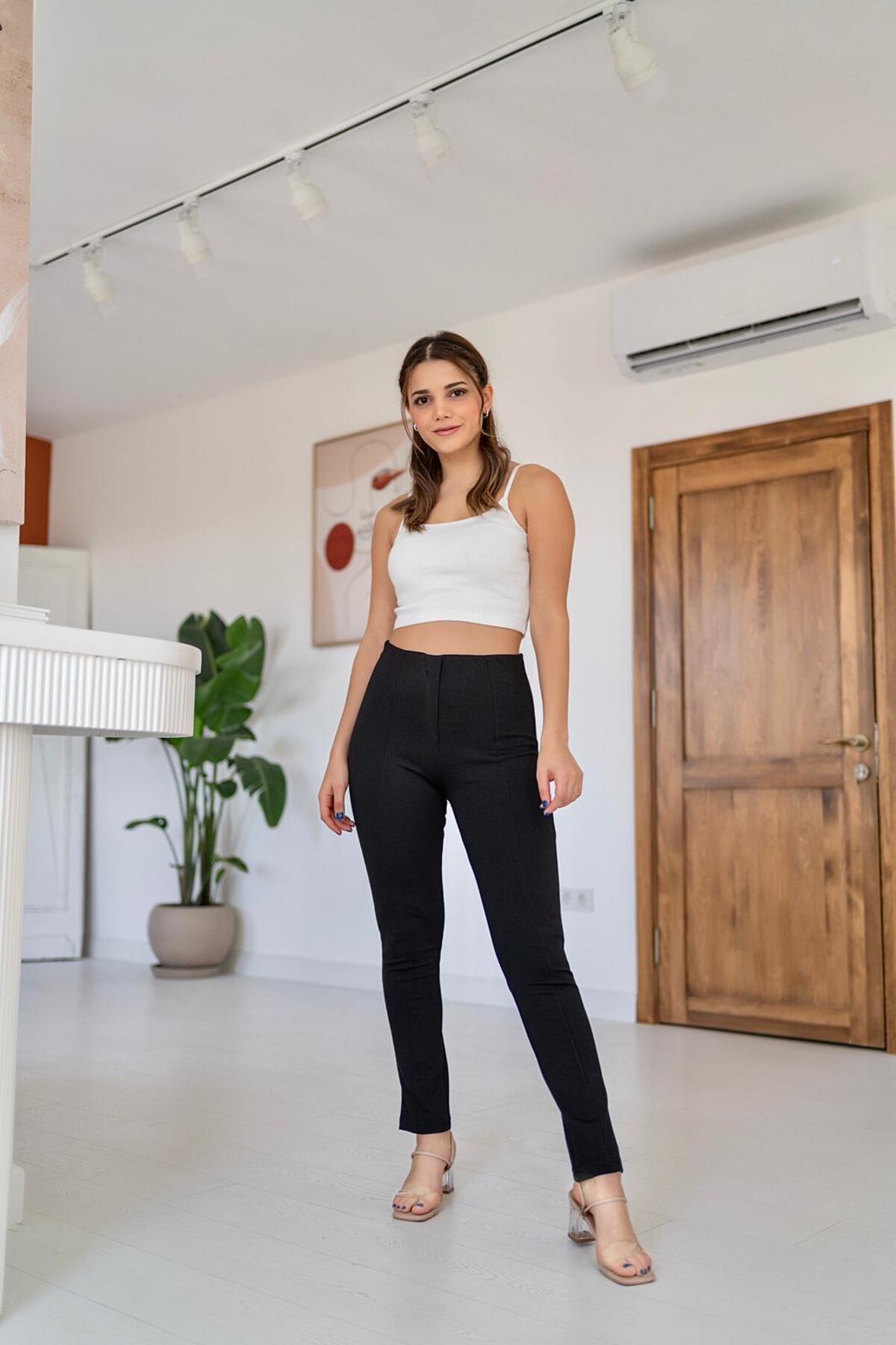 Toptan Siyah Streç Pantolon