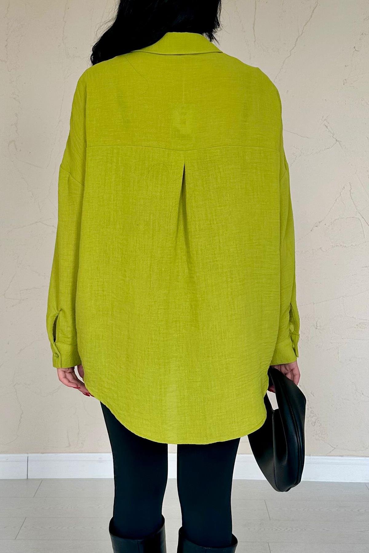 Wholesale Oil Green Shirt