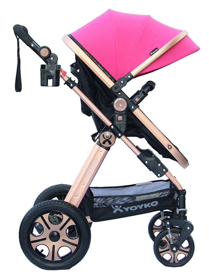 Yoyko Luxury Travel Sistem Bebek Arabası 3 in 1 Pembe Rose
