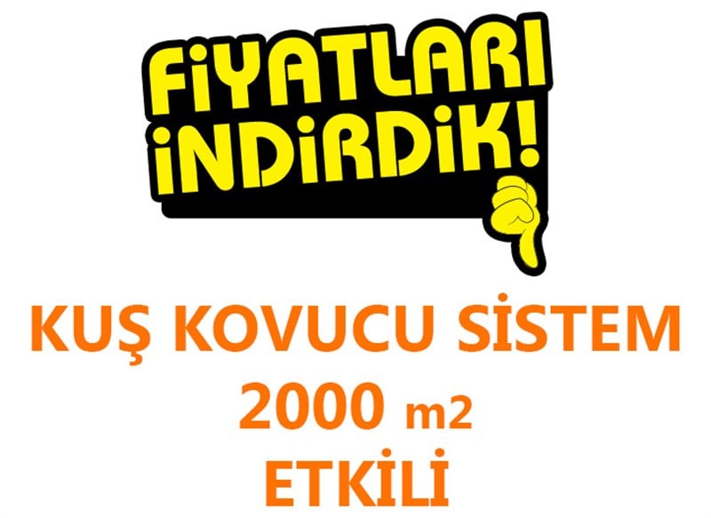 2000m2 Etkili Kuş Kovucu Set