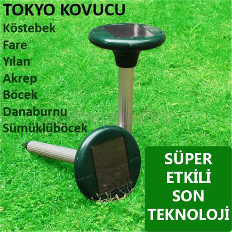 Güneş Enerjili Köstebek Fare Yılan Kovucu 675m2