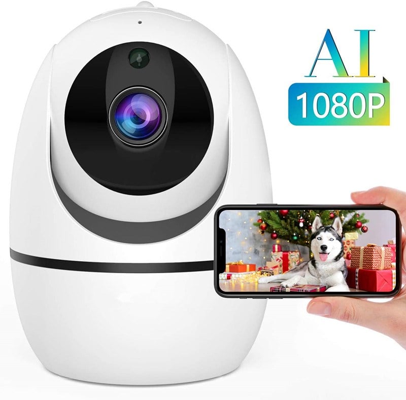 Jo Moyner 2MP Full HD Gece Görüşlü Uzaktan Erişim Renkli Sesli Hareket Algılama IP Wifi Kamera 128Gb SD Kart Güvenlik Kamerası Bebek İzleme Pet İzleme